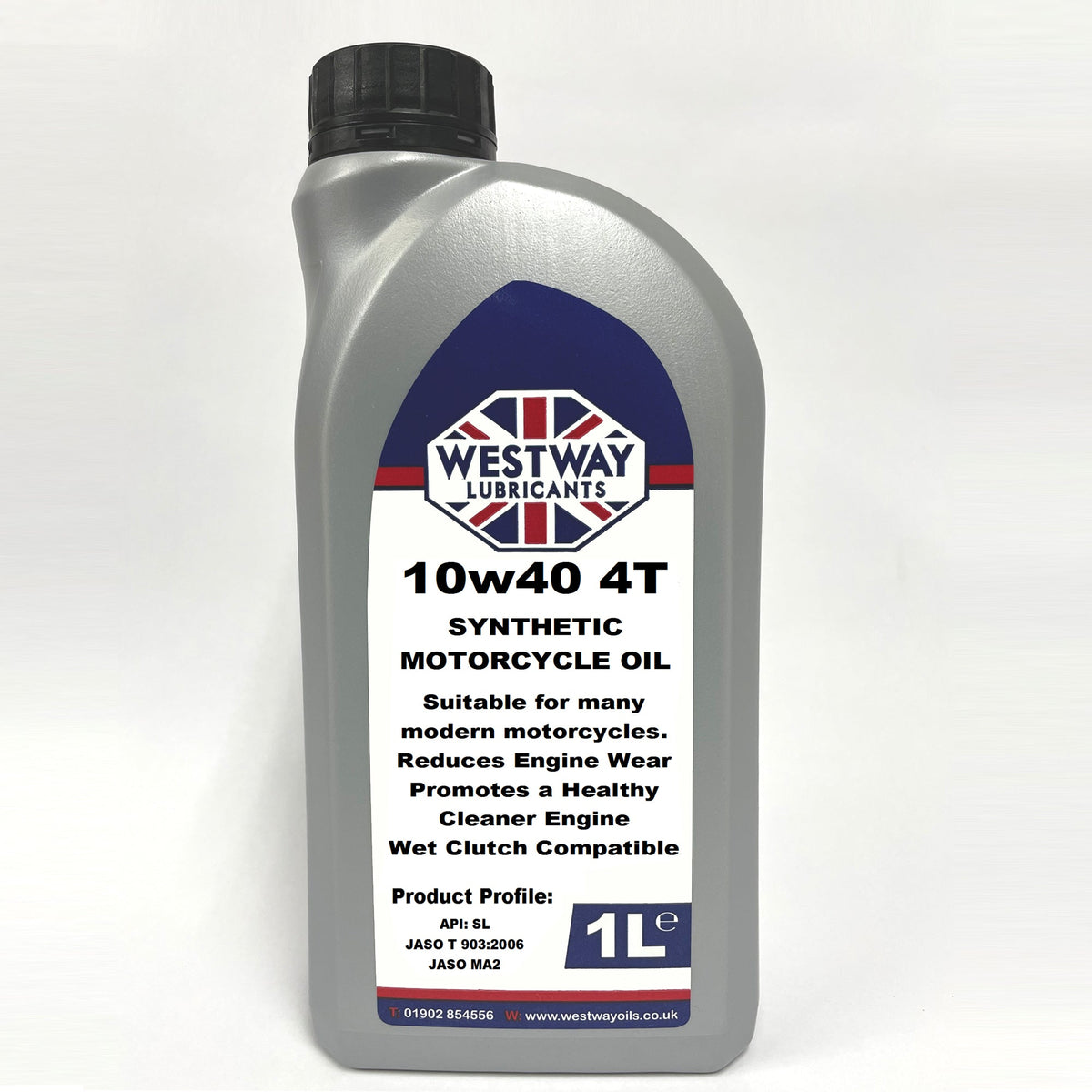 10W40 Fully Synthetic 4-Stroke Motorcycle Oil