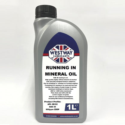 SAE 30 Mineral Running In Oil for Engine Break-In