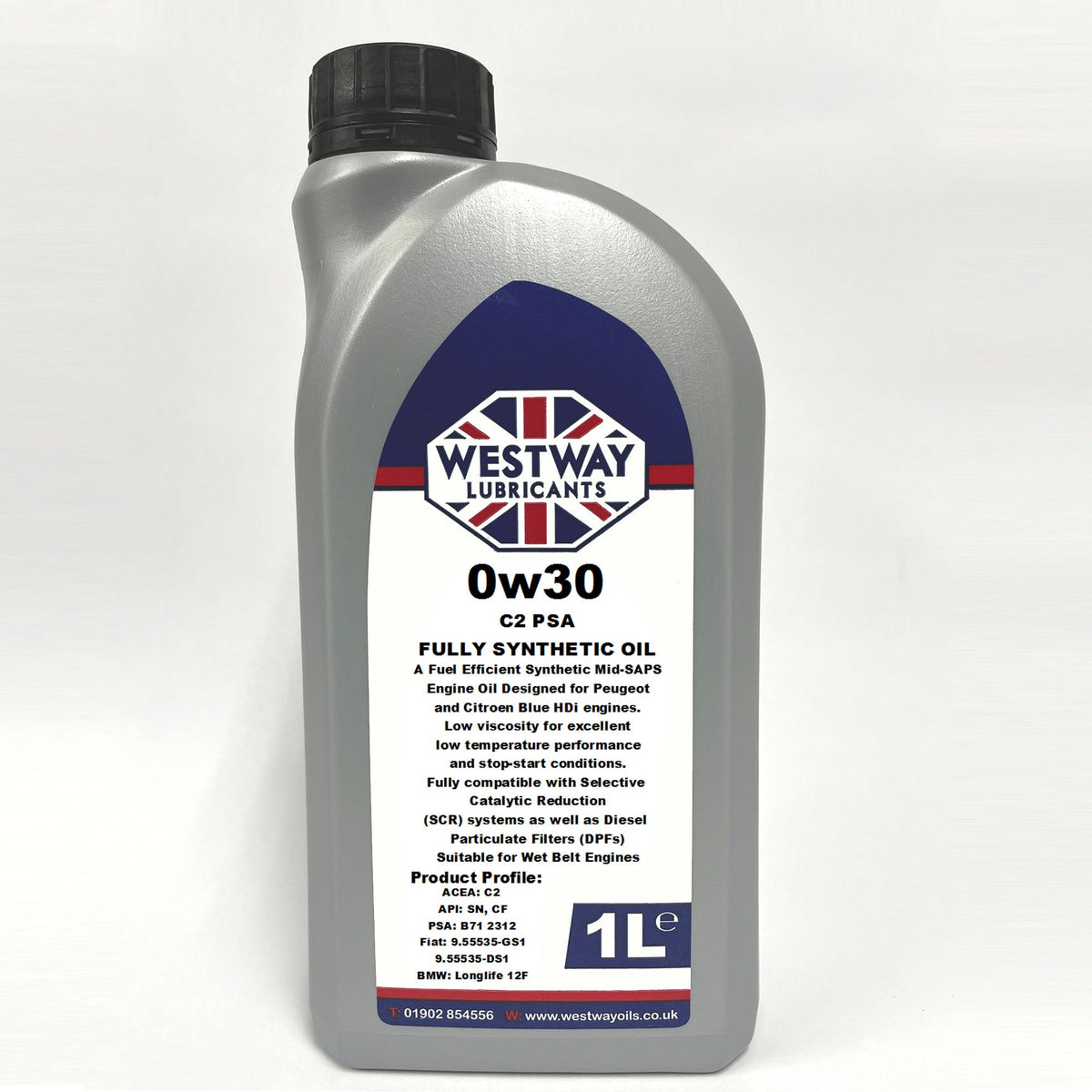 0W30 C2 Fully Synthetic Engine Oil 0w/30 for PSA B71 2312 Blue HDi
