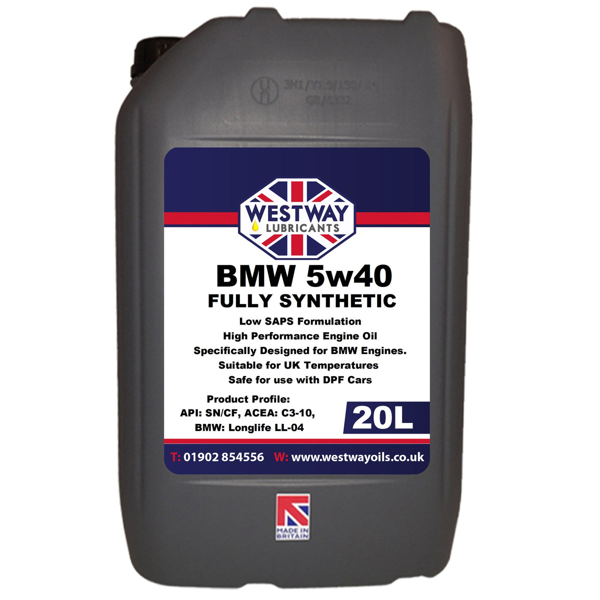 5W40 BMW Longlife C3 Fully Synthetic Engine Oil LL-04
