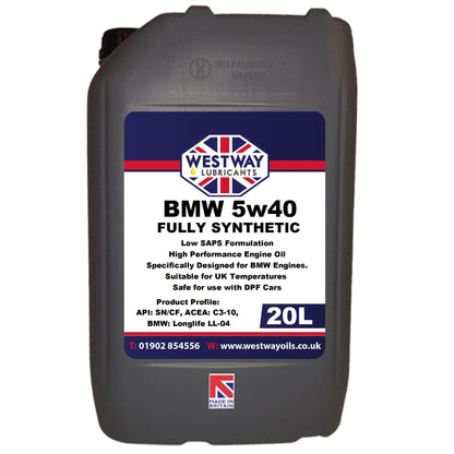 5W40 BMW Longlife C3 Fully Synthetic Engine Oil LL-04
