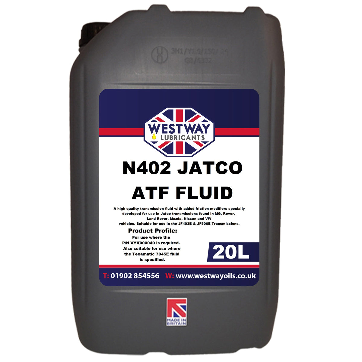 N402 JATCO ATF Fluid for Land Rover