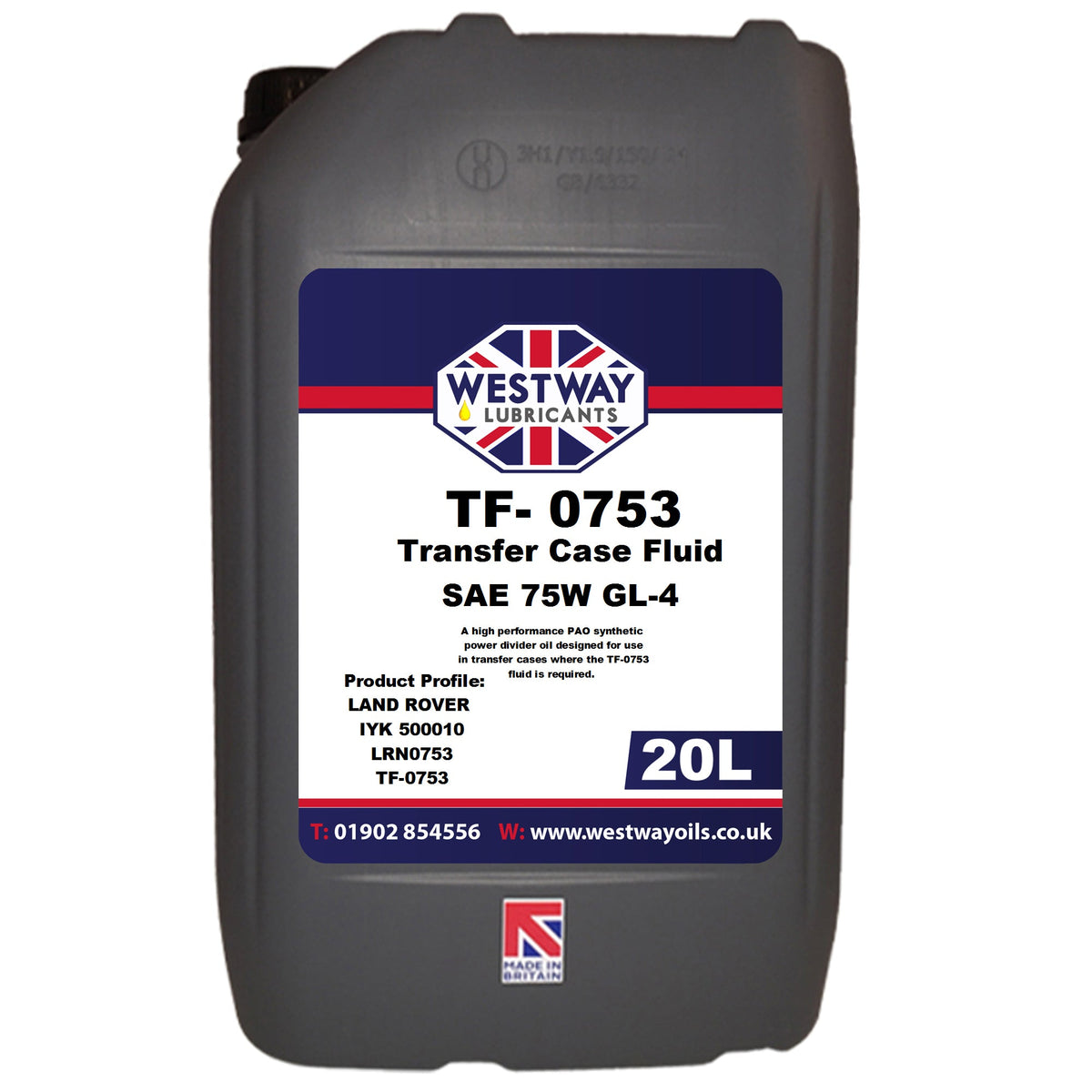 TF0753 Fully Synthetic Transfer Case Fluid 2L - LRN0753 IYK500010