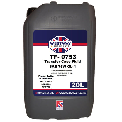 TF0753 Fully Synthetic Transfer Case Fluid 2L - LRN0753 IYK500010