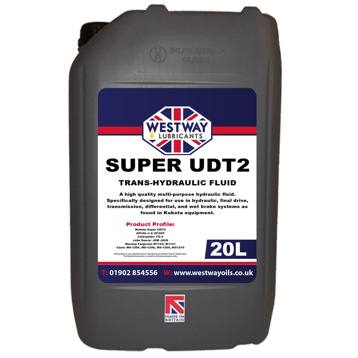 Universal Tractor Transmission Oil UTTO LV SUDT2 Fluid - Multi-Purpose Hydraulic and Transmission Oil