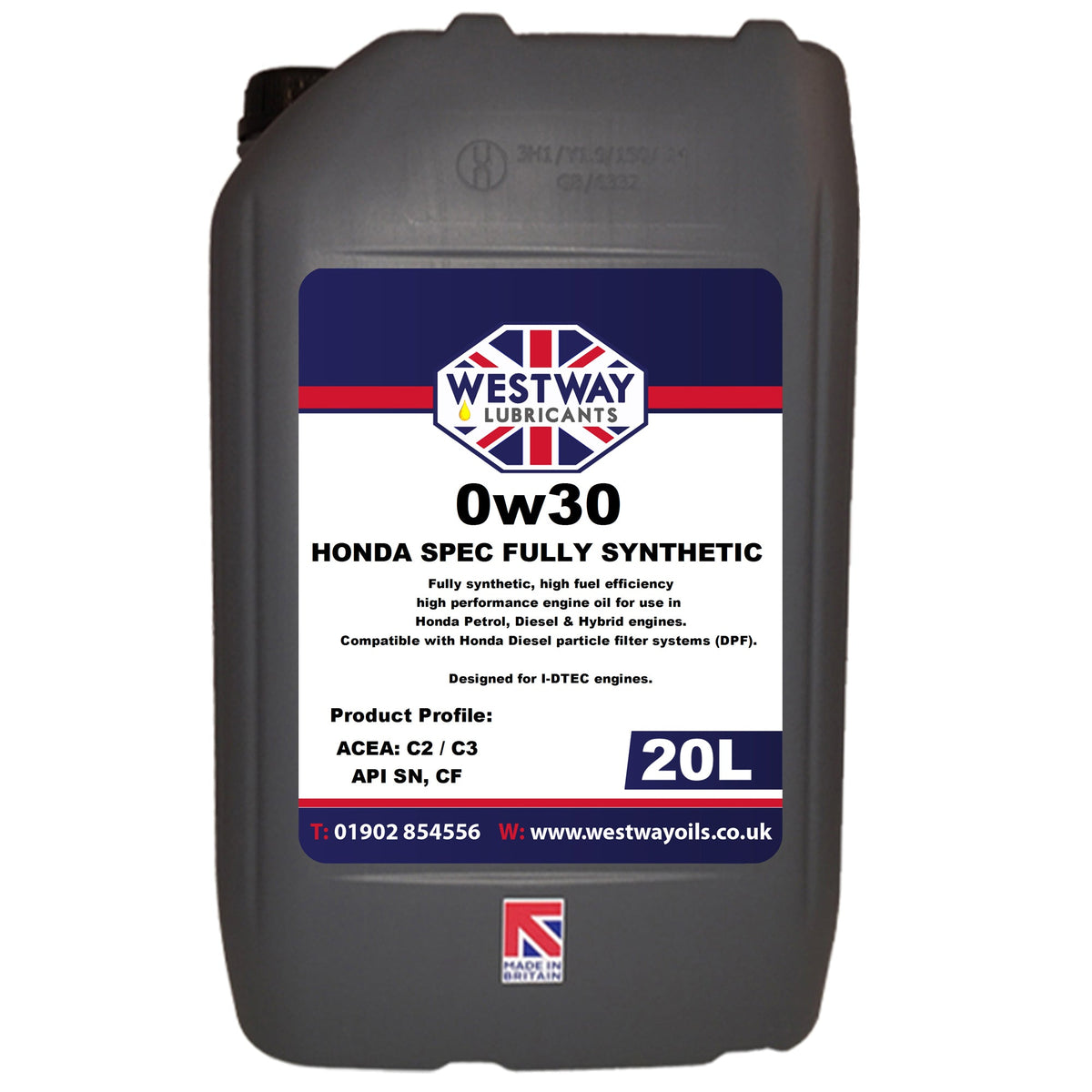 0W30 C2 C3 Fully Synthetic Engine Oil 0w/30 for Honda