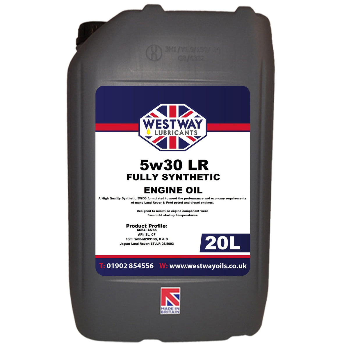 5W30 Land Rover Synthetic Engine Oil STJLR 03.5003 Non DPF Oil A5/B5