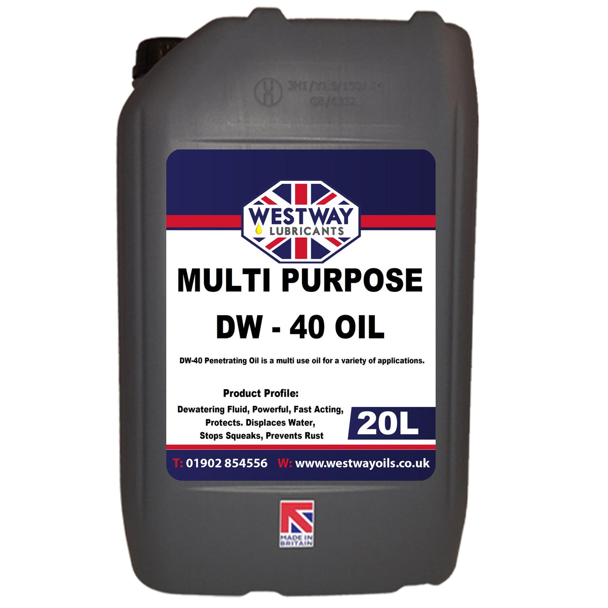 DW-40 Penetrating Oil and Water Displacer – Fast-Acting Rust Remover and Lubricant