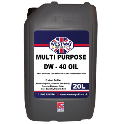 DW-40 Penetrating Oil and Water Displacer – Fast-Acting Rust Remover and Lubricant