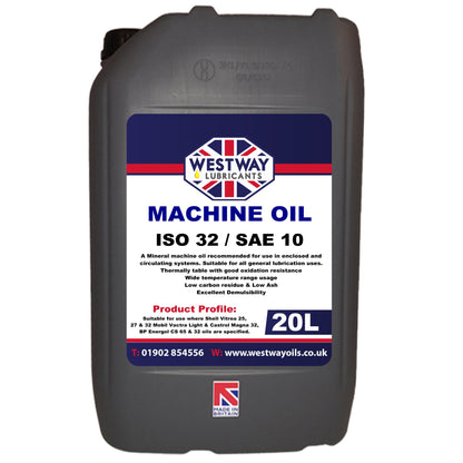 Machine Oil ISO 32 Mineral Light Lubricant for General Use
