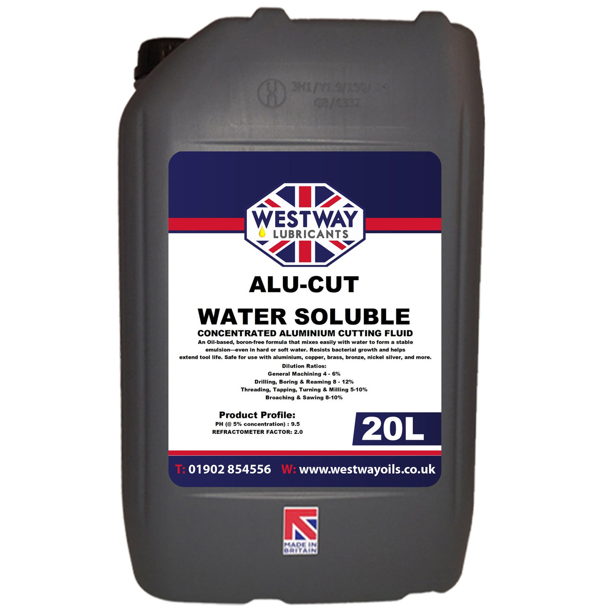 Aluminium Cutting Fluid ALU-CUT Concentrated Cutting Fluid