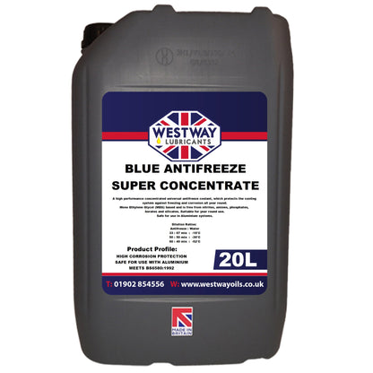Blue MEG Antifreeze Concentrate BS6580:1992