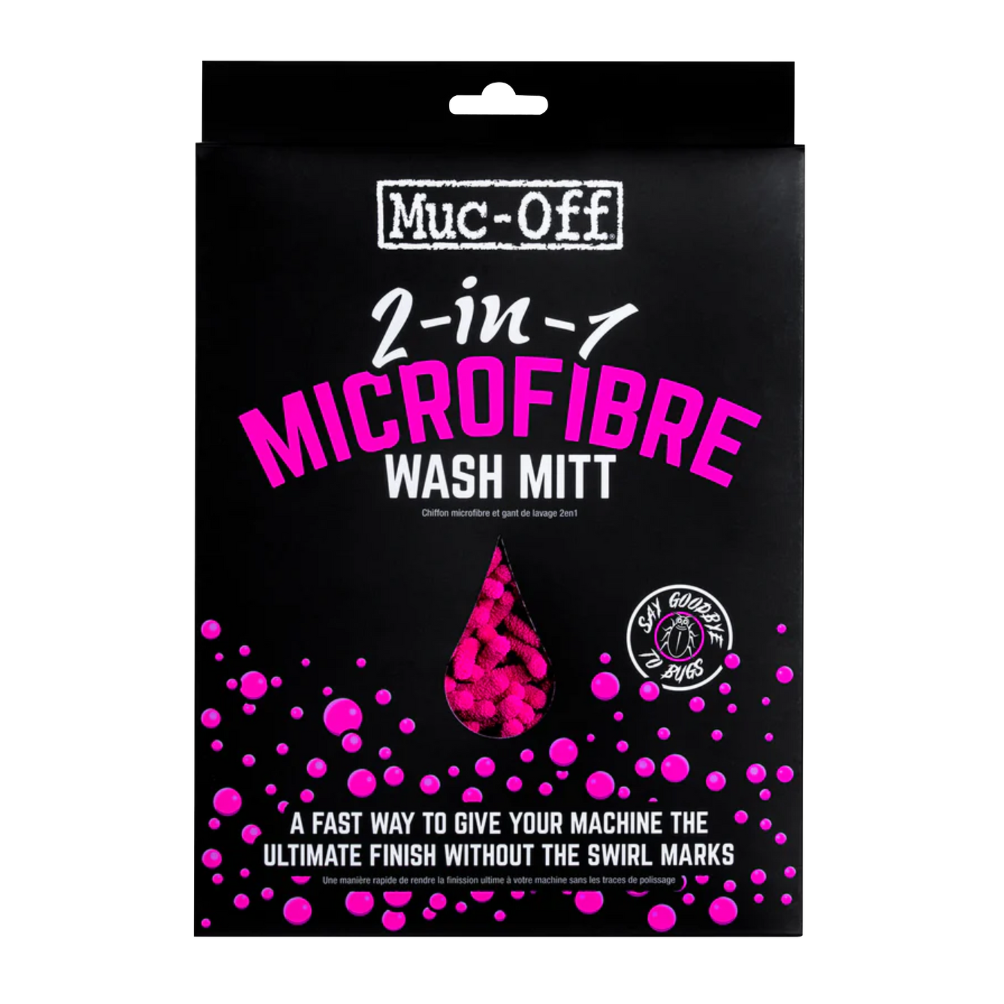 Muc-Off 2-in-1 Microfibre Wash Mitt for Scratch-Free Bike Cleaning