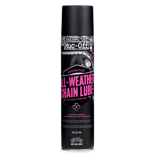 Muc-Off 400ml All-Weather Motorcycle Chain Lube with Ceramic Additives