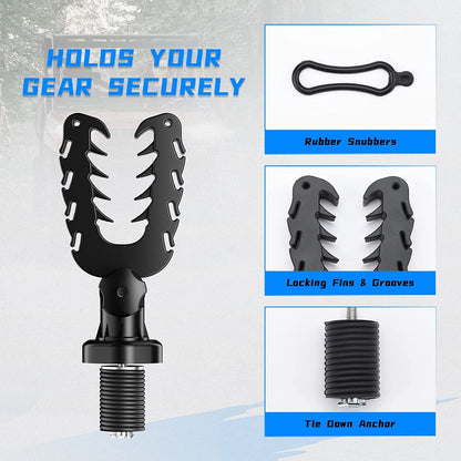 UTV Tool and Gun Rack Compatible with Polaris Ranger and General