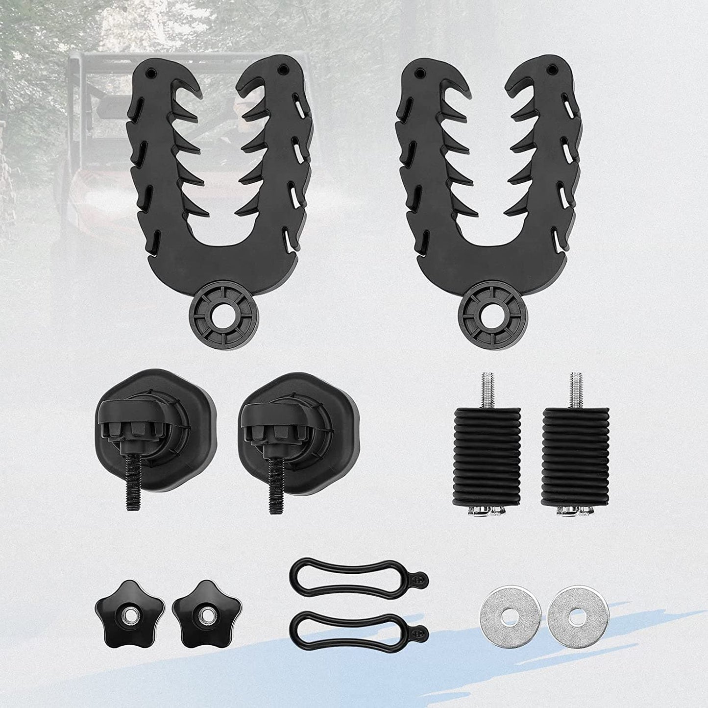 UTV Tool and Gun Rack Compatible with Polaris Ranger and General