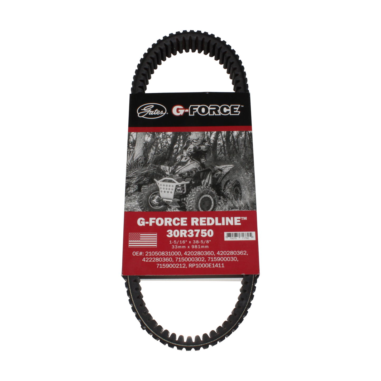 REDLINE CVT Drive Belt for Can-Am Outlander, Renegade & Maverick 500-976cc