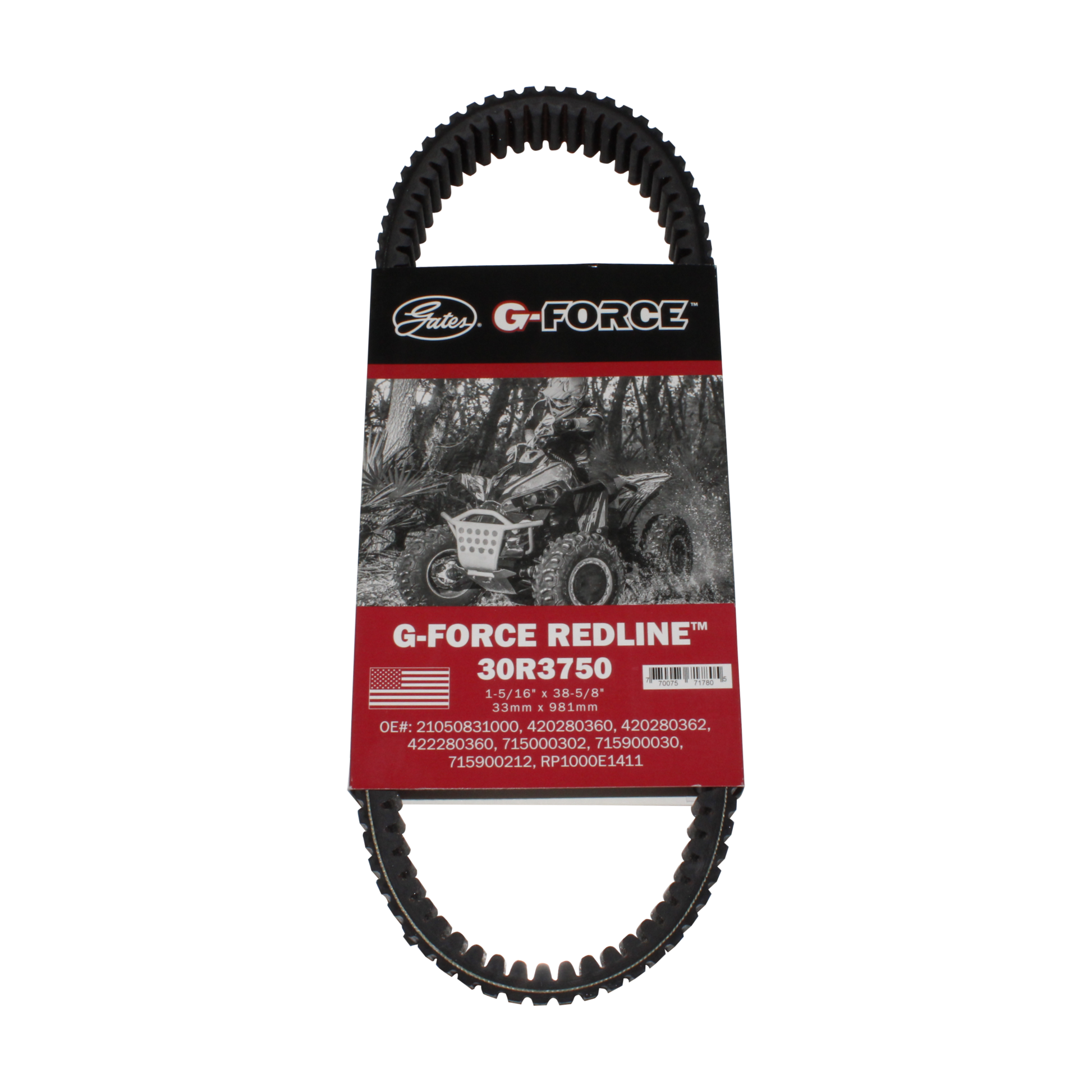 REDLINE CVT Drive Belt for Can-Am Outlander, Renegade & Maverick 500-976cc
