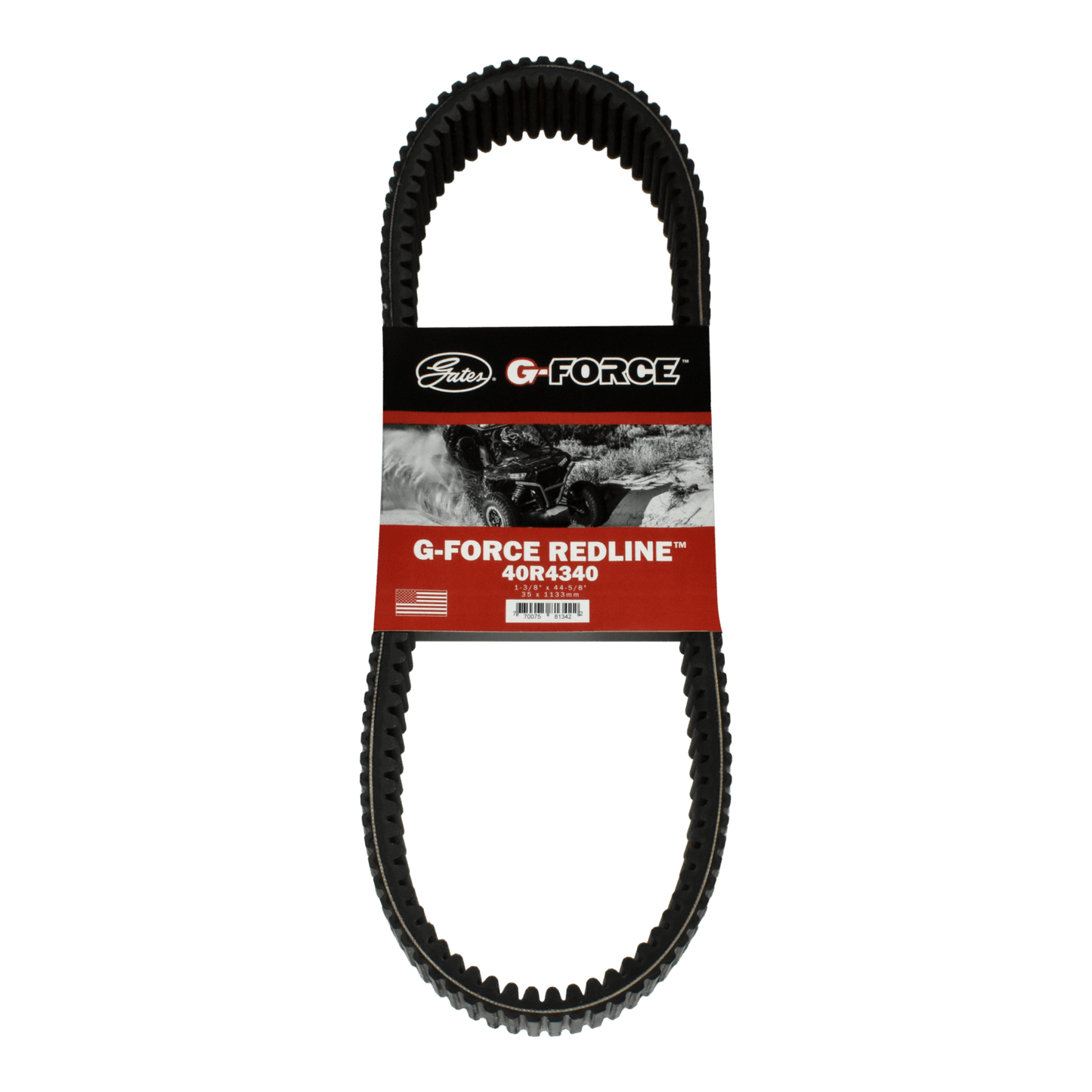 Gates REDLINE CVT Belt 225.40R4340 for Segway Snarler, Fugleman, Villain 1000cc 2021-2022