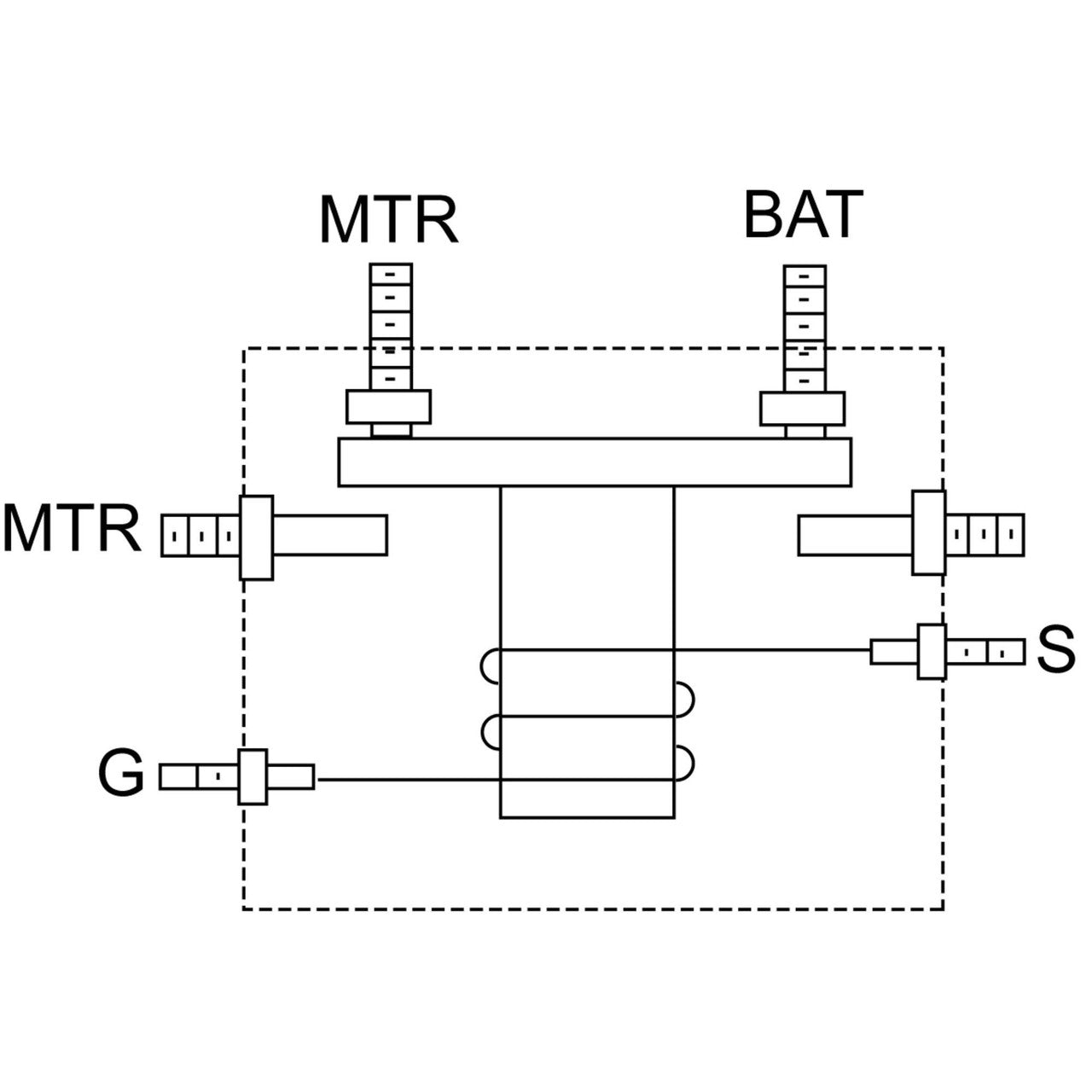 24 Volt 6-Terminal Solenoid for Prestolite Applications - Replacement Relay