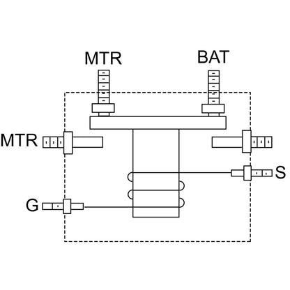 24 Volt 6-Terminal Solenoid for Prestolite Applications - Replacement Relay
