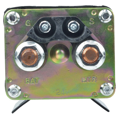 Starter motor solenoid for Delco starters - 24V, 4 terminal