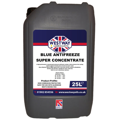 Blue MEG Antifreeze Concentrate BS6580:1992