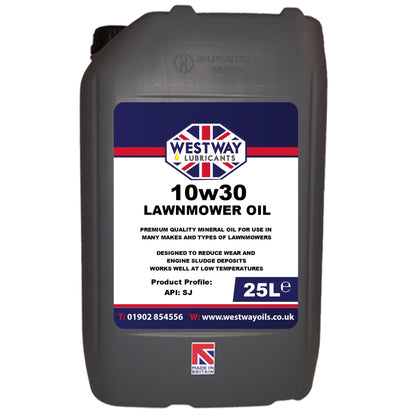 10W30 Mineral Based Lawnmower Oil for 4-Stroke Engines