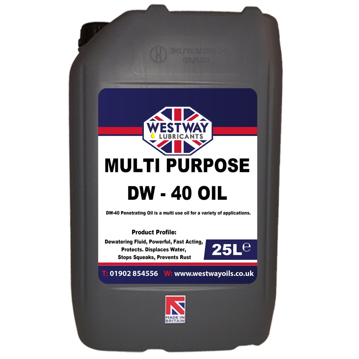 DW-40 Penetrating Oil and Water Displacer – Fast-Acting Rust Remover and Lubricant