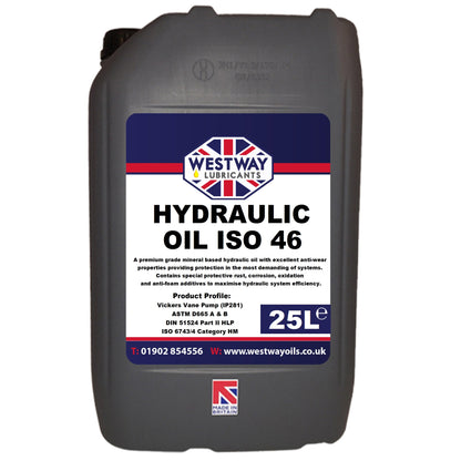 Hydraulic Oil ISO 46 - Premium Anti-Wear Mineral Oil