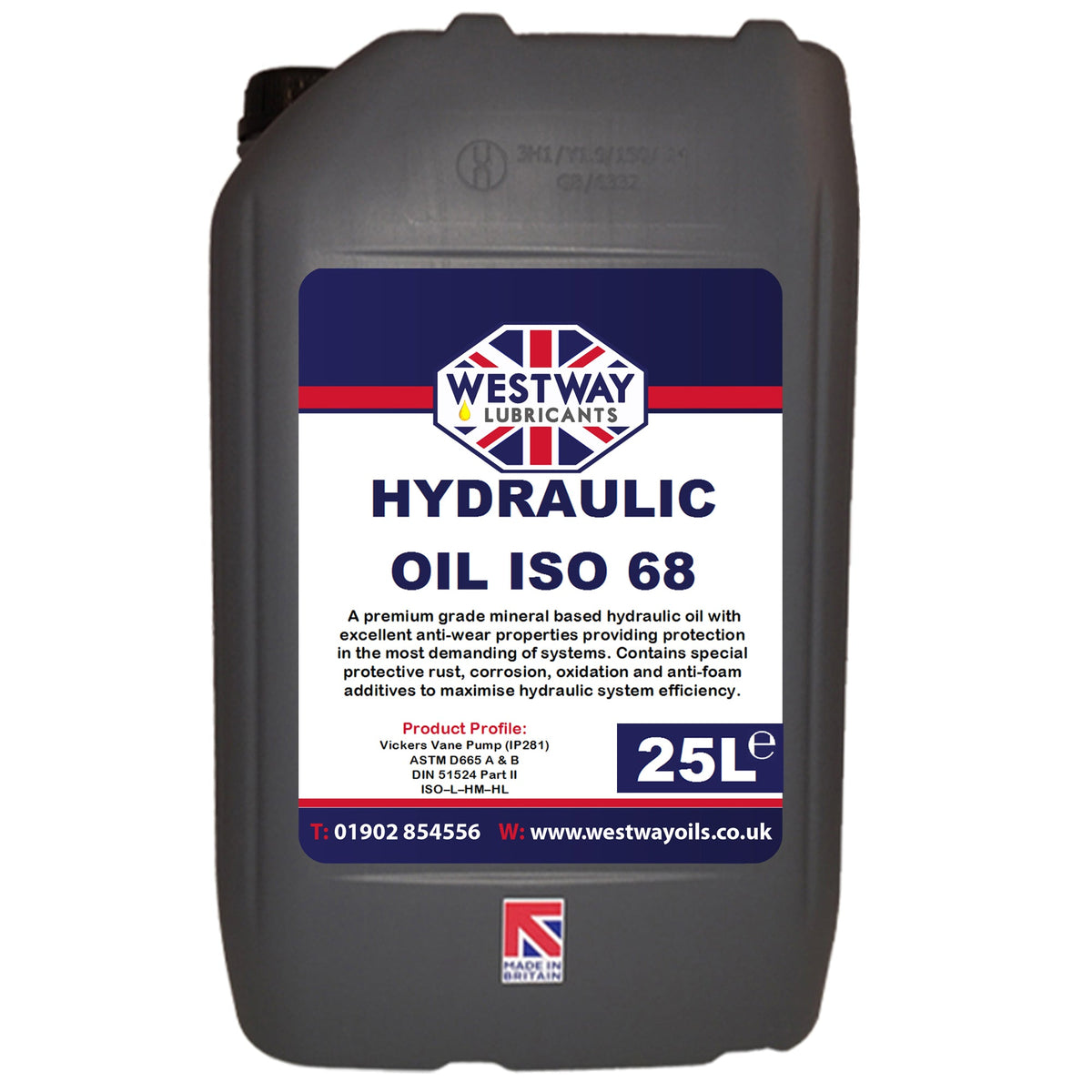 Hydraulic Oil ISO 68 - Premium Anti-Wear Fluid for Agricultural & Industrial Use