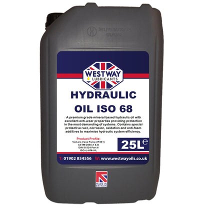 Hydraulic Oil ISO 68 - Premium Anti-Wear Fluid for Agricultural & Industrial Use