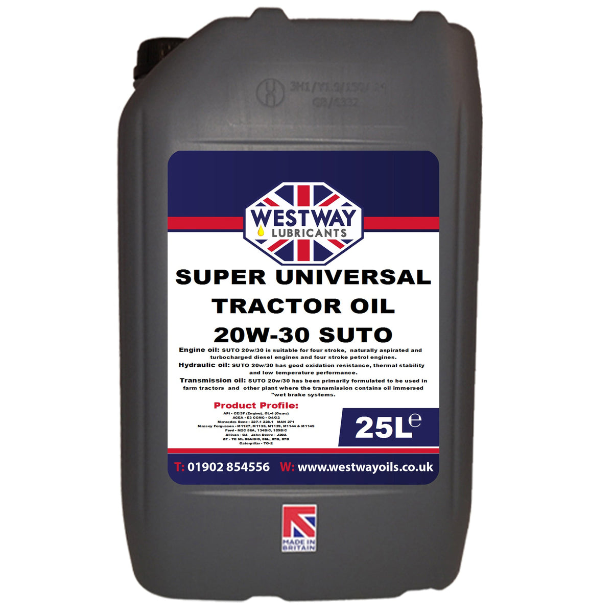 SUTO 20W-30 Super Universal Mineral Tractor Oil