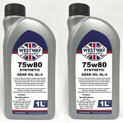 75w80 Synthetic Gear / Diff Oil GL-4