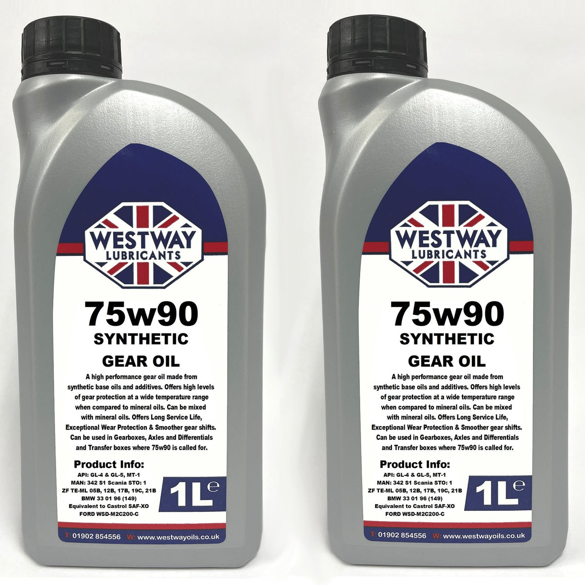 75W90 Fully Synthetic Gear and Differential Oil