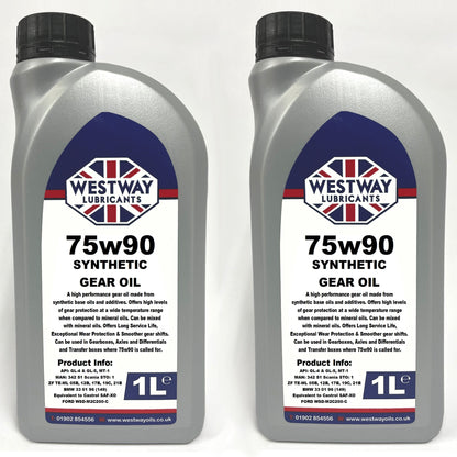 75W90 Fully Synthetic Gear and Differential Oil