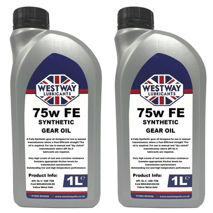 75W FE Synthetic Gear Oil GL-4 WSS-M2C200-D