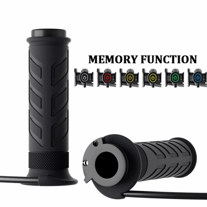 Hyper Universal Heated Motorcycle Grips 22mm with 5 Heat Levels