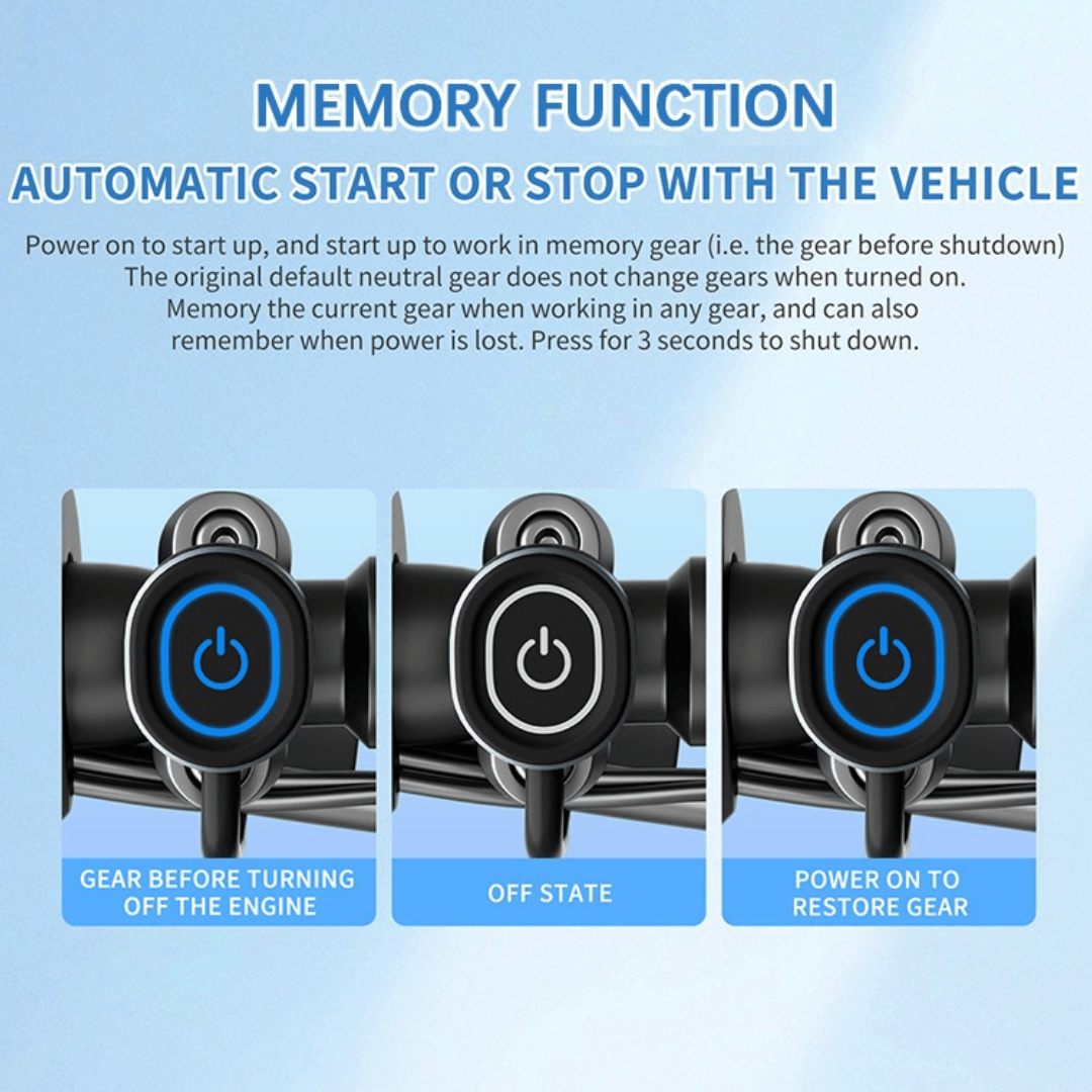 Hyper Universal Heated Motorcycle Grips 22mm with 5 Heat Levels