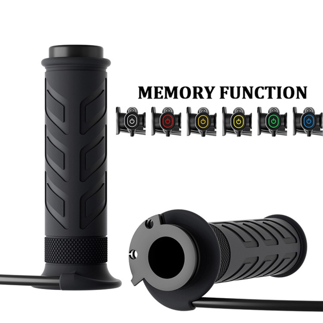 Hyper Universal Heated Motorcycle Grips 22mm with 5 Heat Levels