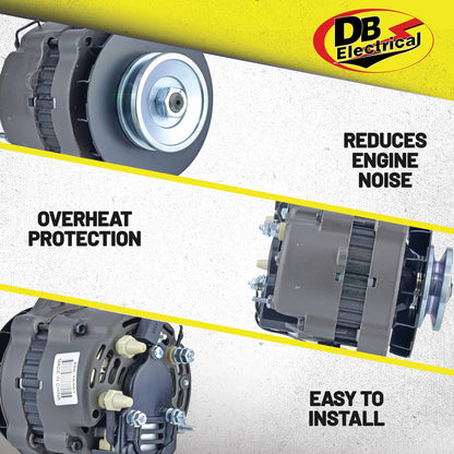 Alternator for Bobcat and Clark Skid Steer Loaders - 12V 55A IR/EF