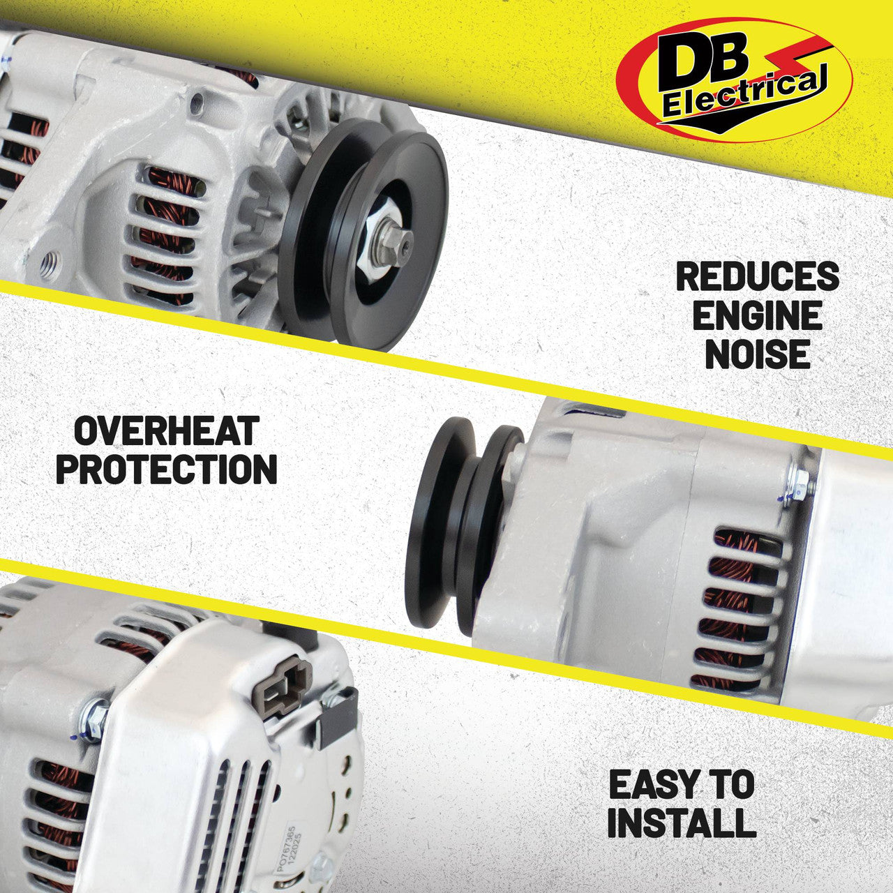 Alternator for Kubota RTV900, RTV1140 and RTV-X900 utility vehicles