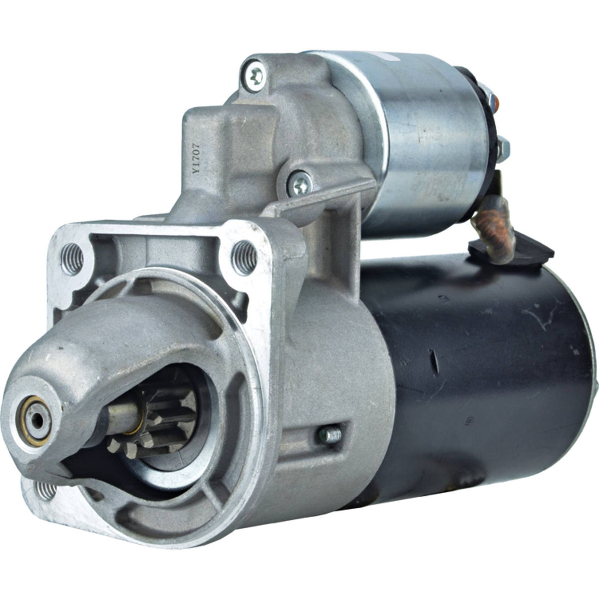 Mower starter motor - 12V, 10 tooth, replaces 1107028