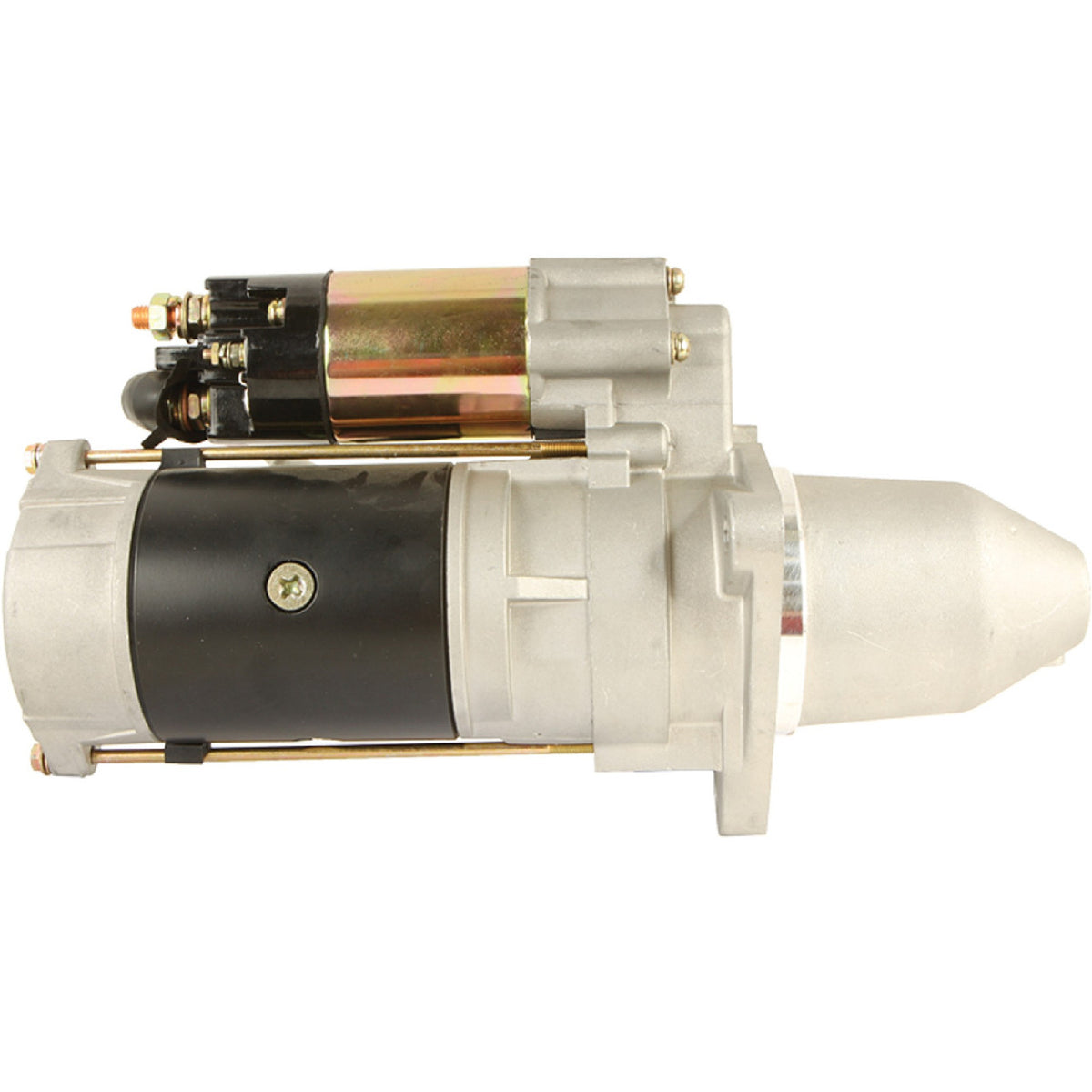 Starter motor for Mitsubishi backhoes and tractors - 24V, 13 tooth