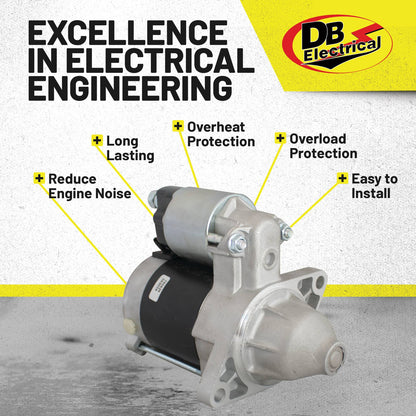 Starter motor for John Deere Gator XUV 625i and Kawasaki Mule