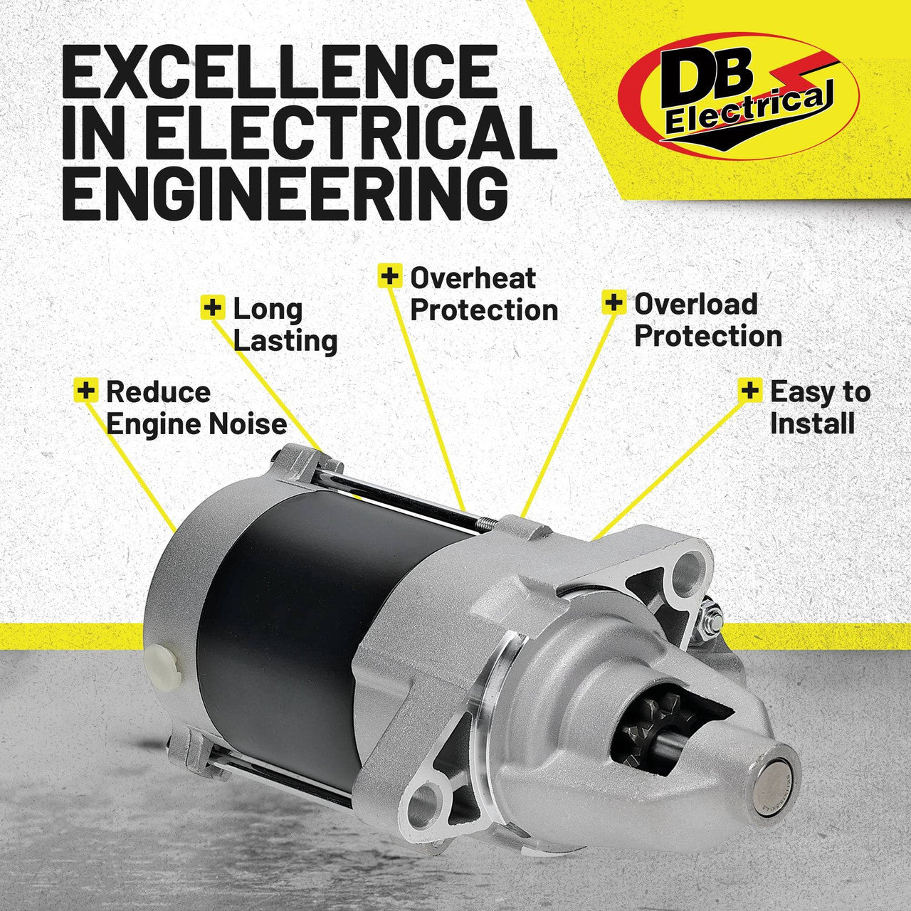 Starter Motor for Briggs & Stratton Vanguard V-Twin 32HP Engines