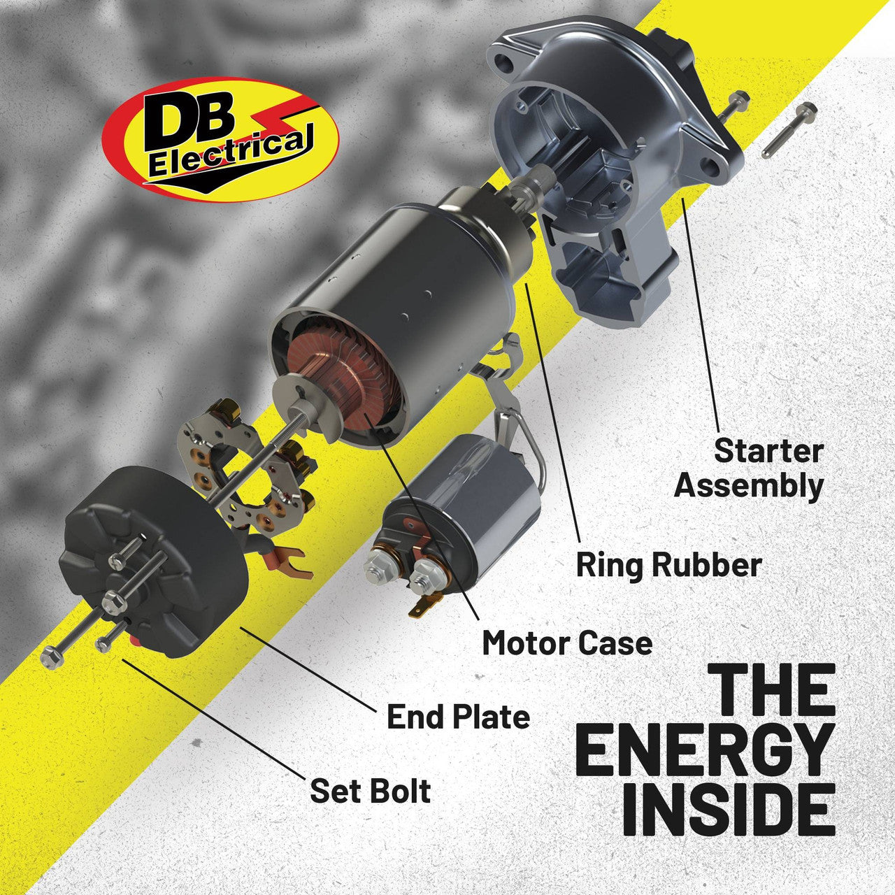 Starter Motor for Briggs & Stratton Vanguard V-Twin 32HP Engines
