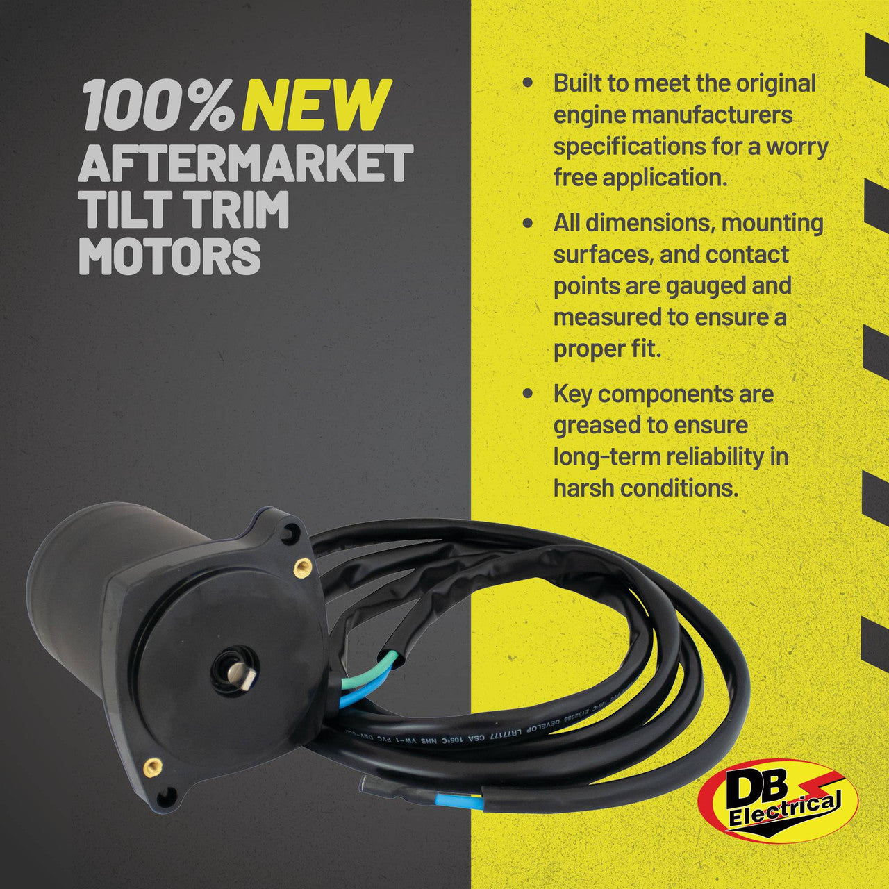 Tilt and trim motor for Mercury and Mariner engines 1993-1995