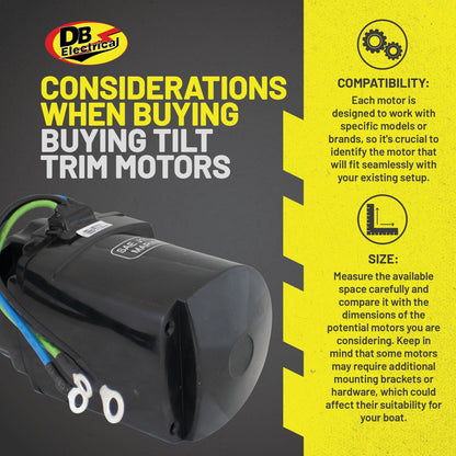 Power tilt and trim motor for Mercury Mariner outboards