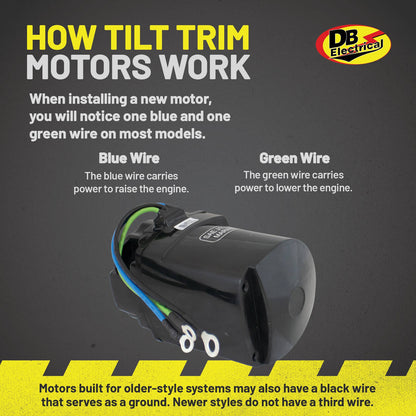 Power tilt and trim motor for Mercury Mariner outboards